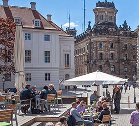 Das Restaurant lädt ein - Brühlscher Garten